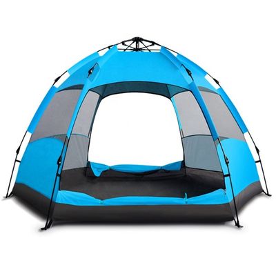 HAP Tahan Angin Tahan Air 2 - 3 Orang Otomatis Pop Up Camping Tent
