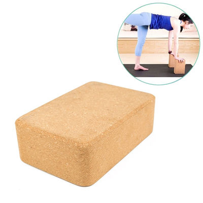 Anti Tilt Ringan Cork Yoga Block 2 Pack Tidak Berbau Bukti Kelembaban