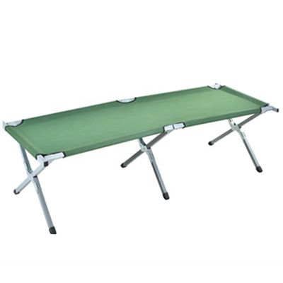Ultralight Portable Folding Camping Bed 600D Oxford Cloth Nyaman Untuk Bepergian