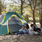 Tenda Pop Up Kemah Tahan Air Otomatis 3-4 Orang Mudah Diatur Untuk Keluarga
