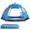 Fiberglass 3-4 Orang Pop Up Camping Family Tents 190T Polyester Shelters