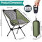 Kursi Backpacking Ringan Berkemah Portabel Untuk Mendaki Piknik Pantai