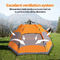 190T Polyester Spring Style Pop Up Hiking Tenda 3-4 Orang Gaya Musim Semi