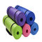 10mm NBR Yoga Pilates Mat Non Slip Home Gym Dengan Tali Gantung