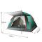 Tenda Camping Tahan Angin Pop Up Instan Portabel Tahan Air 3 - 4 Orang