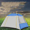 Tenda Berkemah Ultralight Biru Mudah Mengatur Tenda Dengan Tas Jinjing Selama 4 Musim