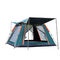 Tenda Berkemah Lapisan Ganda Tahan Air Tiang Fiberglass 2 Sampai 3 Orang Tenda