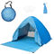 190T Oxford Cloth Pop Up Tenda Pantai Sun Shade UPF 50+