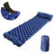 Ultralight Camping Inflatable Sleeping Pad Tahan Air Dengan Bantal 198x56x6cm