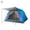 Tenda Pop Up Keluarga 2-3 Orang Tahan Air, Tenda Pop Up Berkemah 10S Dengan Sun Shade