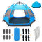 3-4 Orang Otomatis Pop Up Dome Tenda Ringan Keluarga Camping