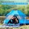 YEFFO 3-4 Orang Tahan Air Pop Up Camping Tent Lurus Bracing Outdoor